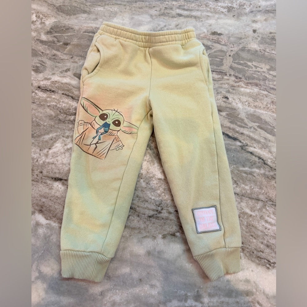 Star Wars Grogu Baby Yoda Jogger Sweatpants Toddler 3T